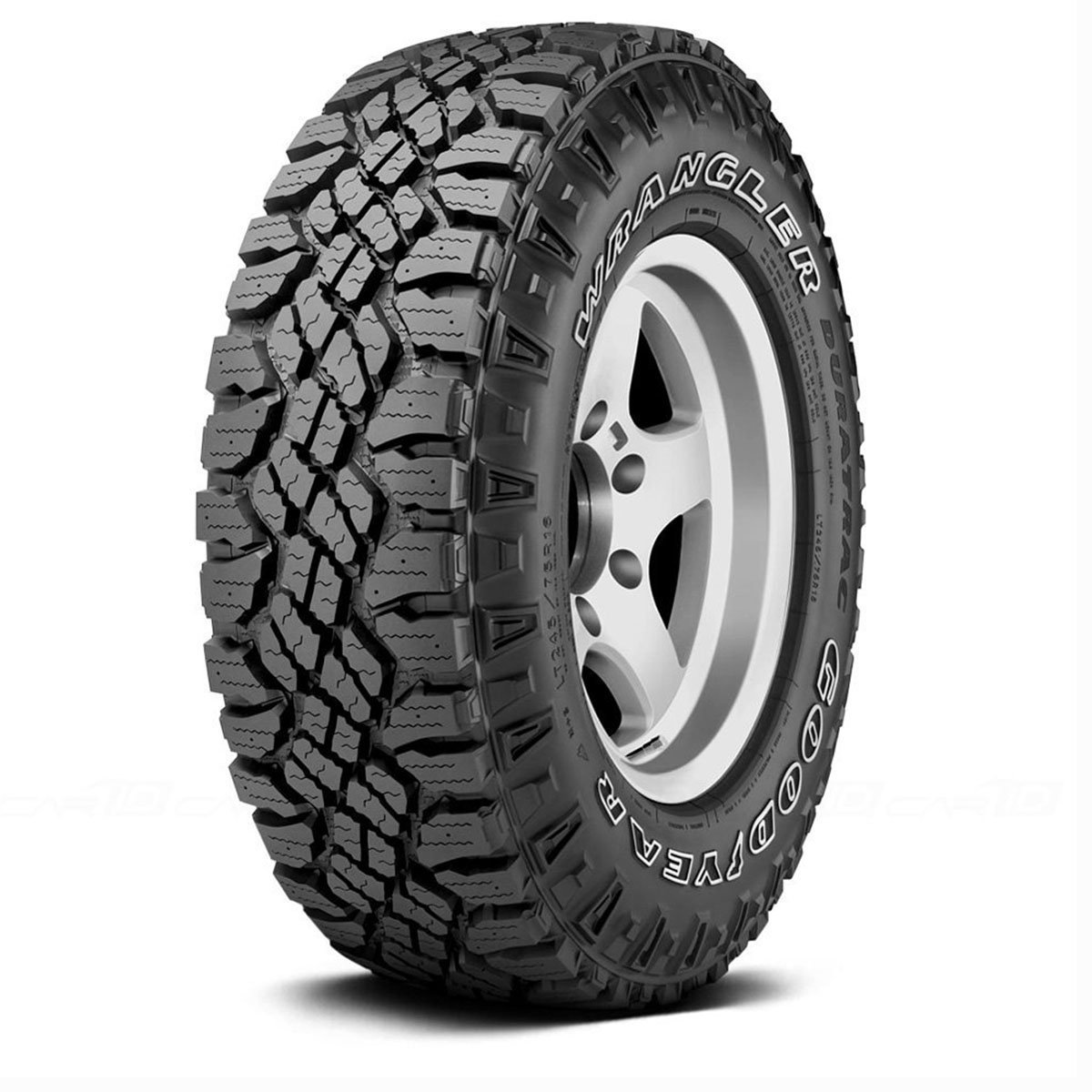 Kit x2 245/70R17 LT Goodyear Wrangler Duratrac 119/116Q E - Imagen 2
