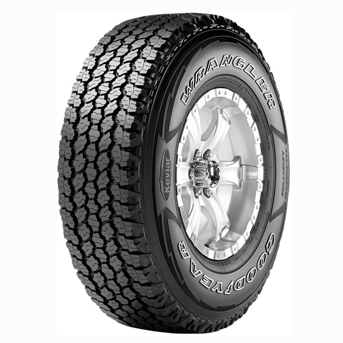Kit x2 275/60R20 Goodyear Wrangler All-Terrain Adventure 115T OWL - Imagen 2