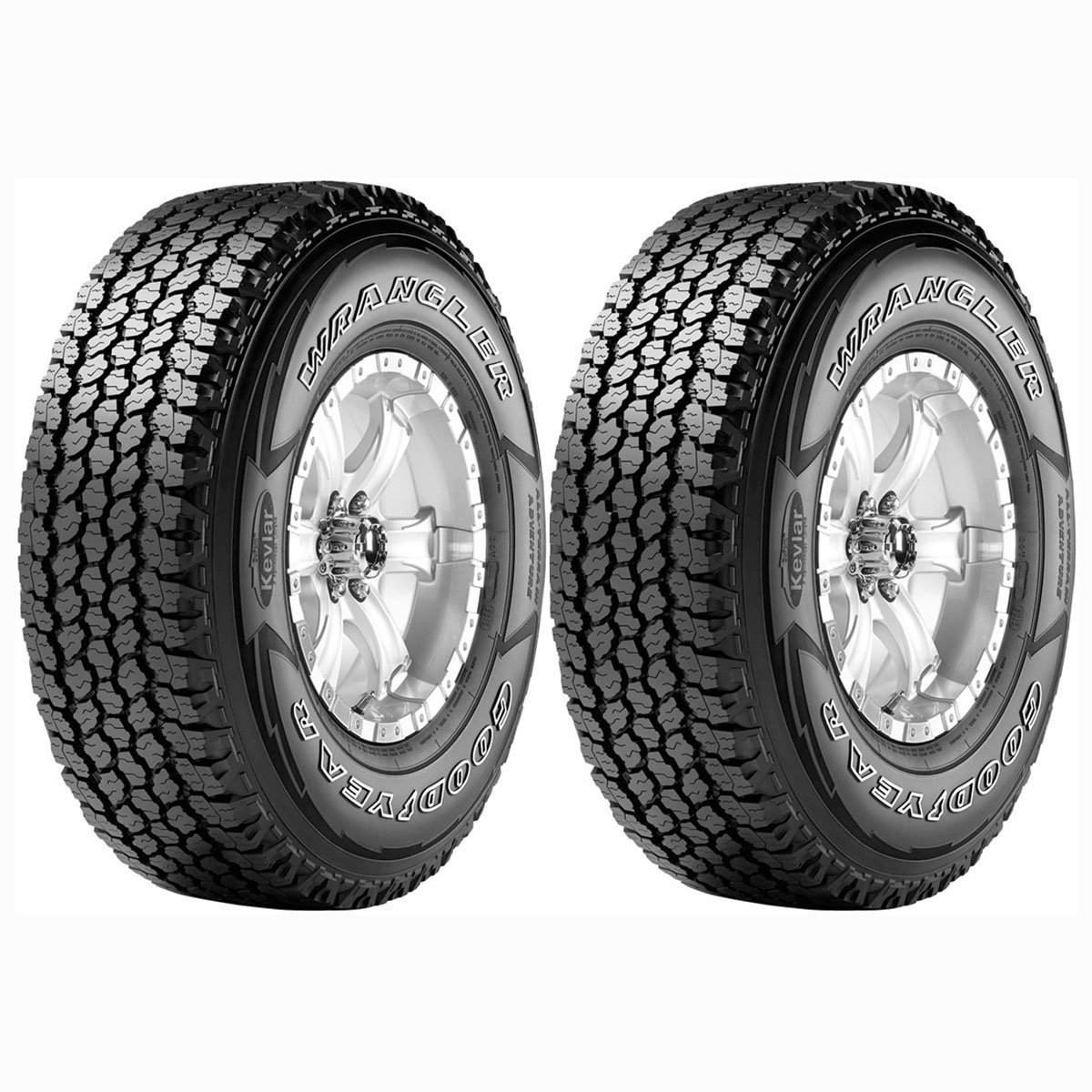 Kit x2 275/60R20 Goodyear Wrangler All-Terrain Adventure 115T OWL